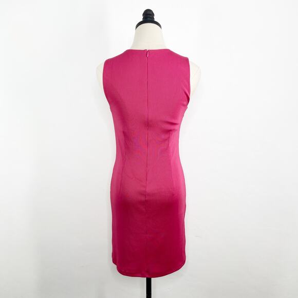 NBD Phoebe Dress Fuchsia Ribbed Cutout Mini Revolve Party Date Night Size S - Picture 5 of 10